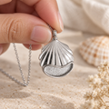 PRE-ORDER READ DESCRIPTION Seashell Pendant in Stainless Steel
