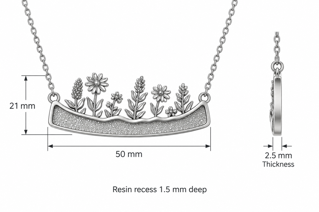 PRE-ORDER - READ DESCRIPTION The Field of Wildflowers Pendant