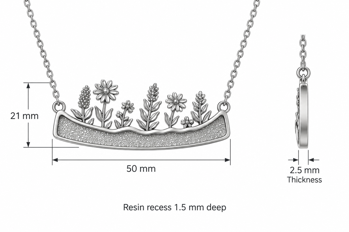 PRE-ORDER - READ DESCRIPTION The Field of Wildflowers Pendant