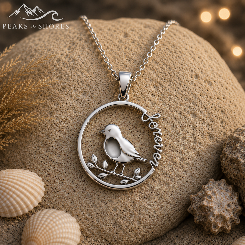 Forever Robin Stainless Steel Pendant Blank